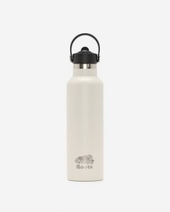 Roots Water Bottle - WHITE