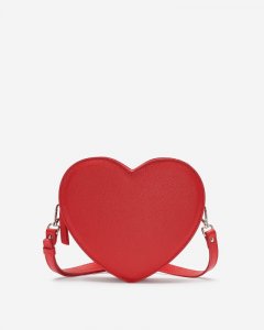 Roots Heart Crossbody Cervino - RACING RED