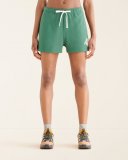 Roots Beaver Canoe Sweat Short 3 Inch - FOREST GREEN