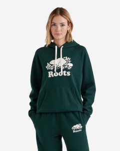 Roots Organic Original Kanga Hoodie - VARSITY GREEN