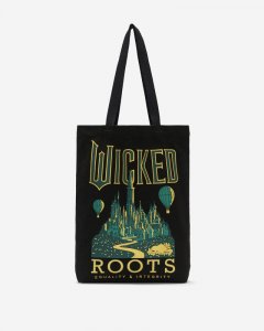 Roots X Wicked Tote Bag - BLACK