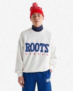 Roots Retro Crew - WHITE