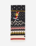 Roots Nordic Cabin Scarf - BLACK MIX