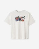 Roots Mens Ski Buddy Relaxed T-Shirt - WHITE MIX