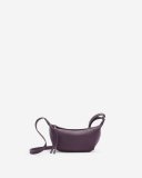 Roots Small Crescent Bag Cloud - DEEP PURPLE