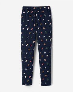 Roots Mens Holiday Pajama Pant - NAVY BLAZER