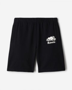 Roots Organic Original Sweatshort 10.5 Inch - BLACK