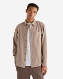 Roots Bellwoods Herringbone Shirt - WARM KHAKI MIX