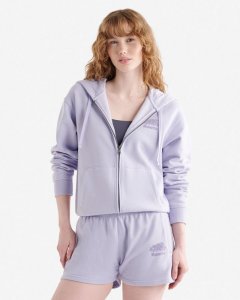 Roots Organic Original Relaxed Full Zip Hoodie - COSMIC SKY