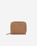 Roots Small Zip Around Clutch Tribe - NATURAL