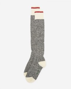 Roots Womens Roots Warm Cabin Knee Sock - GREY OAT MIX