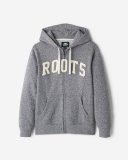 Roots Applique Full Zip Hoodie - SALT & PEPPER