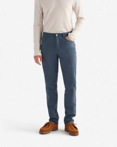 Roots Park Stretch 5 Pocket Pant 32 Inch Inseam - DARK SLATE BLUE