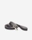 Roots Leather Dog Leash - JET BLACK