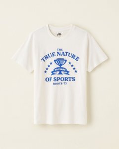 Roots Womens Nature Of Sports Oversized T-shirt - EGRET