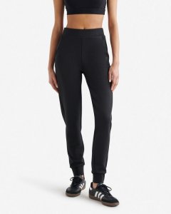 Roots Recover Essential Interlock Slim Jogger - BLACK