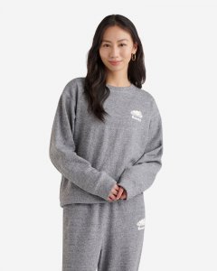 Roots Organic Cooper BF Crew Sweatshirt - SALT & PEPPER