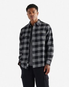 Roots Park Plaid Shirt - SALT & PEPPER