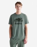 Roots Mens Organic Cooper Beaver T-Shirt - WREATH GREEN