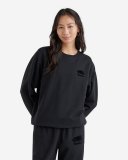 Roots Organic Cooper BF Crew Sweatshirt - BLACK
