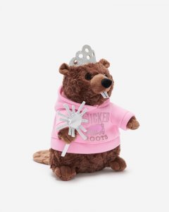 Roots X Wicked Glinda Beaver Stuffie - BUBBLE PINK