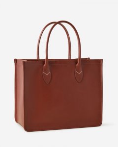 Roots Oxford Tote Lincoln - CEDAR BROWN