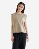 Roots Summer Cloud Muscle Tank - SILVER SAGE