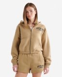 Roots Sporting Goods 99 Full Zip Hoodie - HAZELNUT CREAM