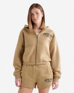 Roots Sporting Goods 99 Full Zip Hoodie - HAZELNUT CREAM