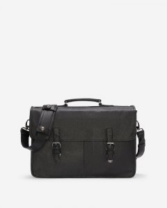 Roots The Original Briefcase Cervino - BLACK