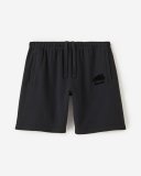 Roots Organic Original Longer Sweatshort 6 Inch - BLACK