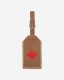 Roots Maple Leaf Luggage Tag Tribe - NATURAL