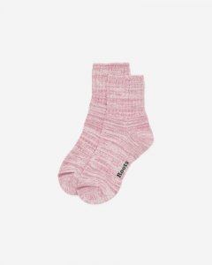 Roots Womens Heritage Cotton Ankle Sock - RETRO ROSE MIX