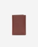 Roots Oxford Passport Holder - CEDAR BROWN