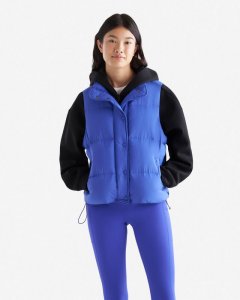 Roots Down Puffer Vest - SAPPHIRE BLUE