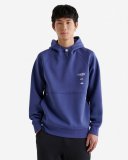 Roots Recover Logo Kanga Hoodie - BLUE ECLIPSE