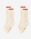 Roots Adult Cotton Cabin Sock 2 Pack - OATMEAL MIX