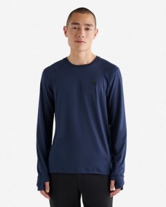 Roots Renew Long Sleeve T-Shirt - NAVY BLAZER