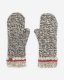 Roots Chunky Cabin Mitten - GREY OAT MIX