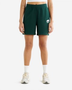 Roots Organic Cooper High Rise Sweatshort 6 Inch - VARSITY GREEN