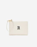 Roots Monogram Wristlet Ivory - R