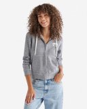 Roots Organic Original Shrunken Full Zip Hoodie - SALT & PEPPER