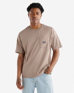 Roots Mens Roots Relaxed Pocket T-Shirt - MUSHROOM BROWN