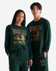 Roots X Wicked Relaxed T-Shirt - VARSITY GREEN