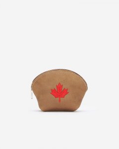 Roots Maple Leaf Euro Pouch Tribe - NATURAL
