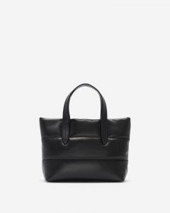 Roots Puff Small Carryall Crossbody - BLACK