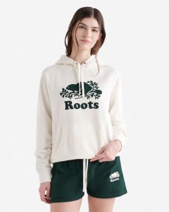 Roots Organic Original Kanga Hoodie - EGRET