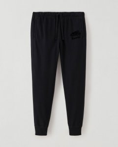 Roots Organic Original Slim Cuff Sweatpant Tall (32.5 Inch Inseam) - BLACK