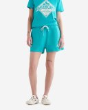 Roots Beaver Canoe Sweatshort 3 Inch - VIRIDIAN GREEN