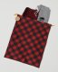 Roots Large Drawstring Gift Bag - CABIN RED